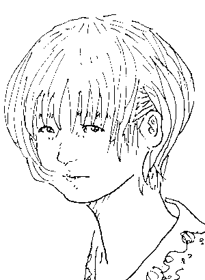 Pixel portrait